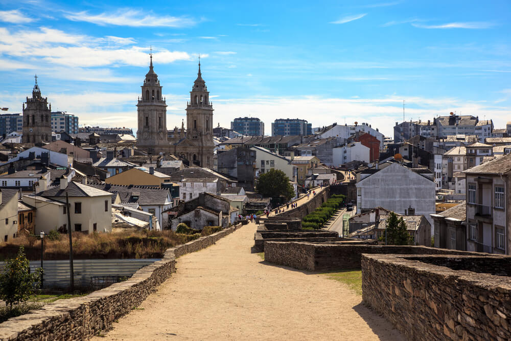 Vista de Lugo, una de las capitales gallegas
