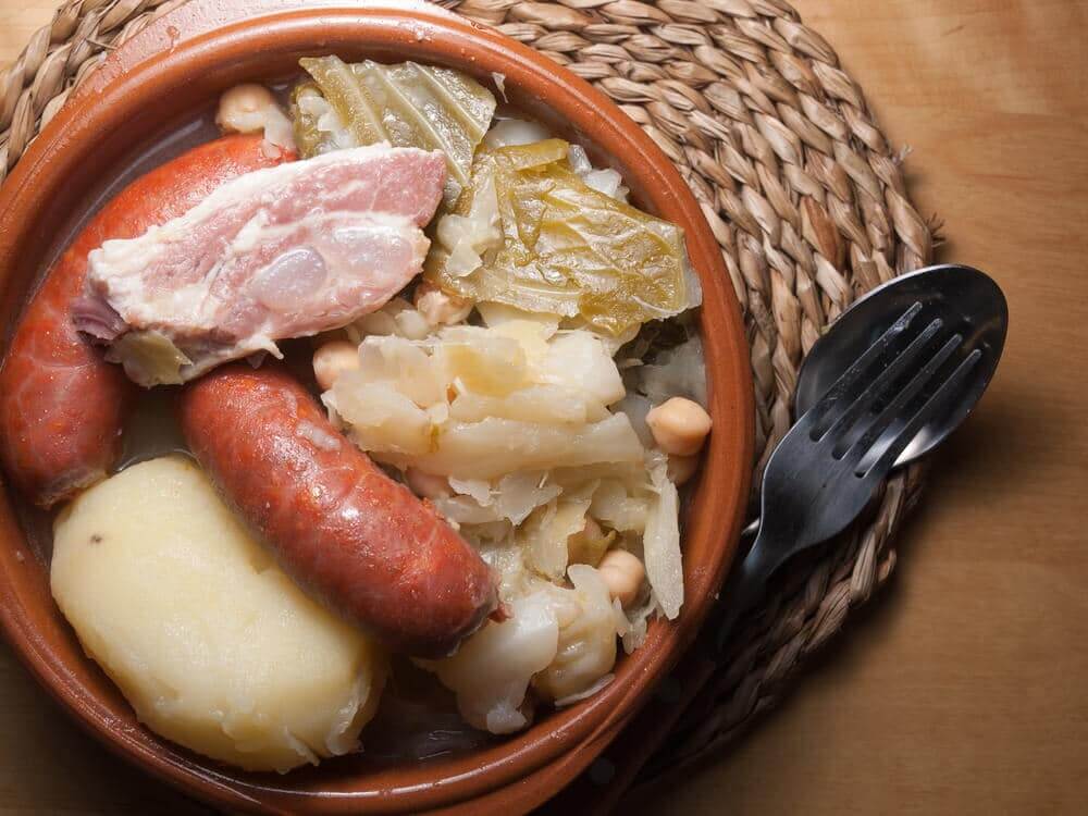 Cocido, uno de los platos ´típicos gallegos para el invierno