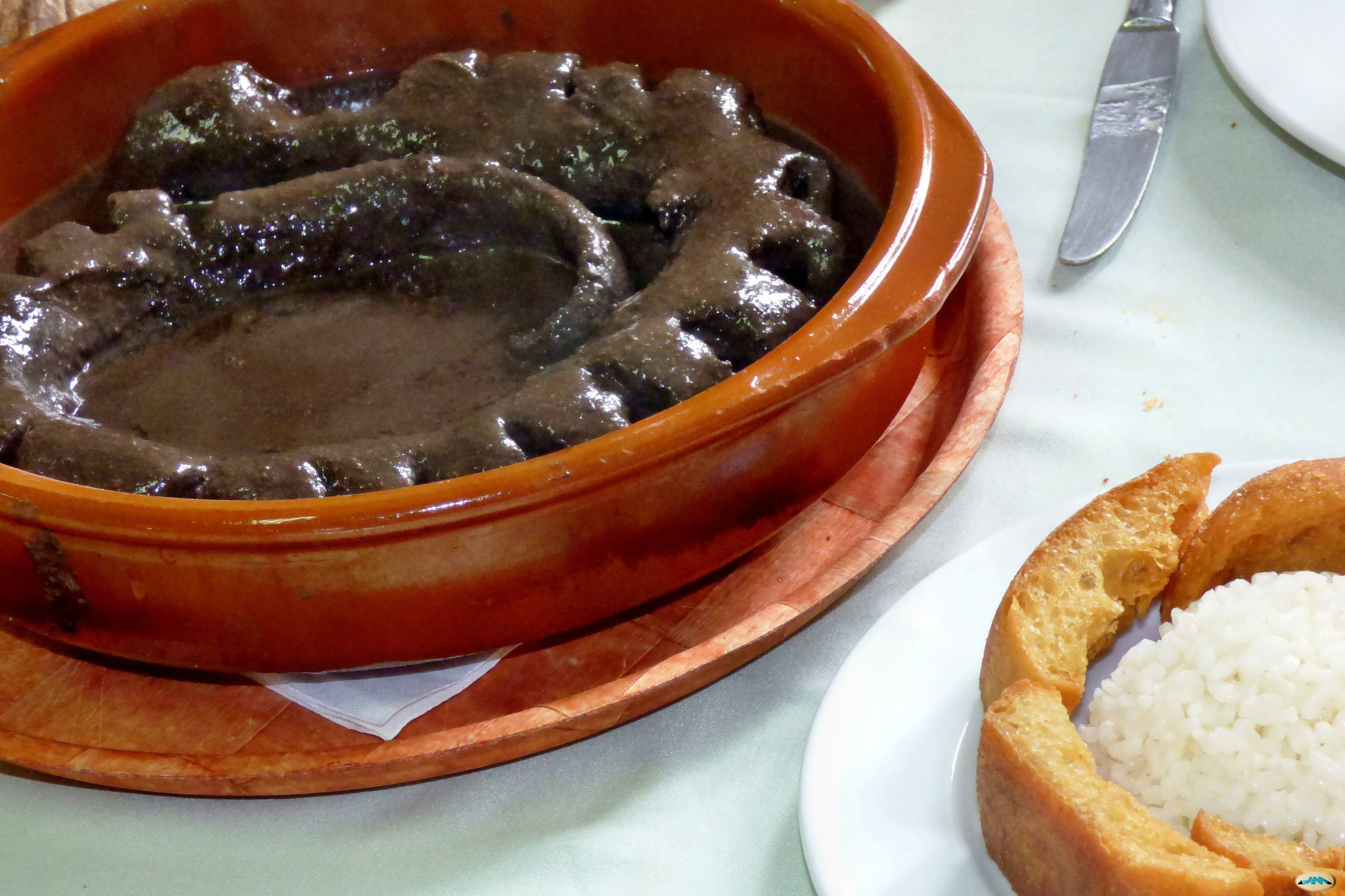 Lamprea, uno de los platos típicos de Galicia