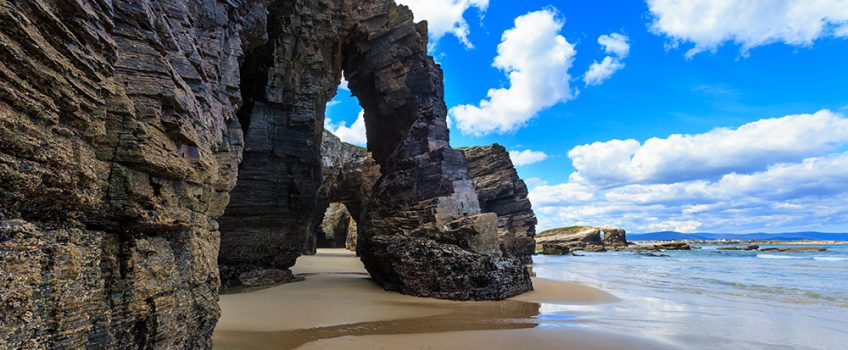 Playa de Las Catedrales en la Mariña Lucense