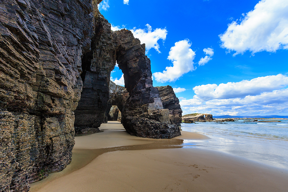 Playa de Las Catedrales en la Mariña Lucense