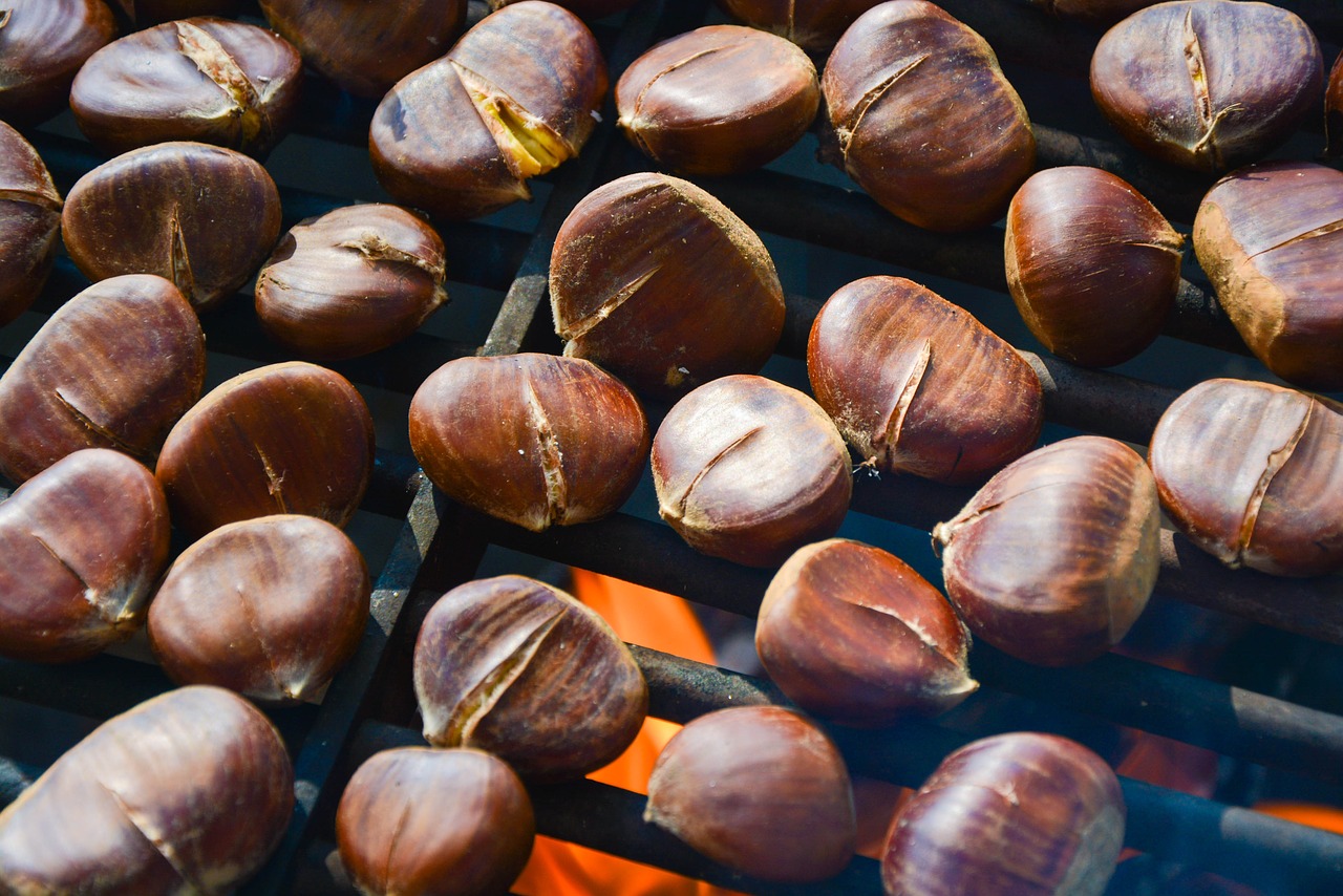 Castañas asadas