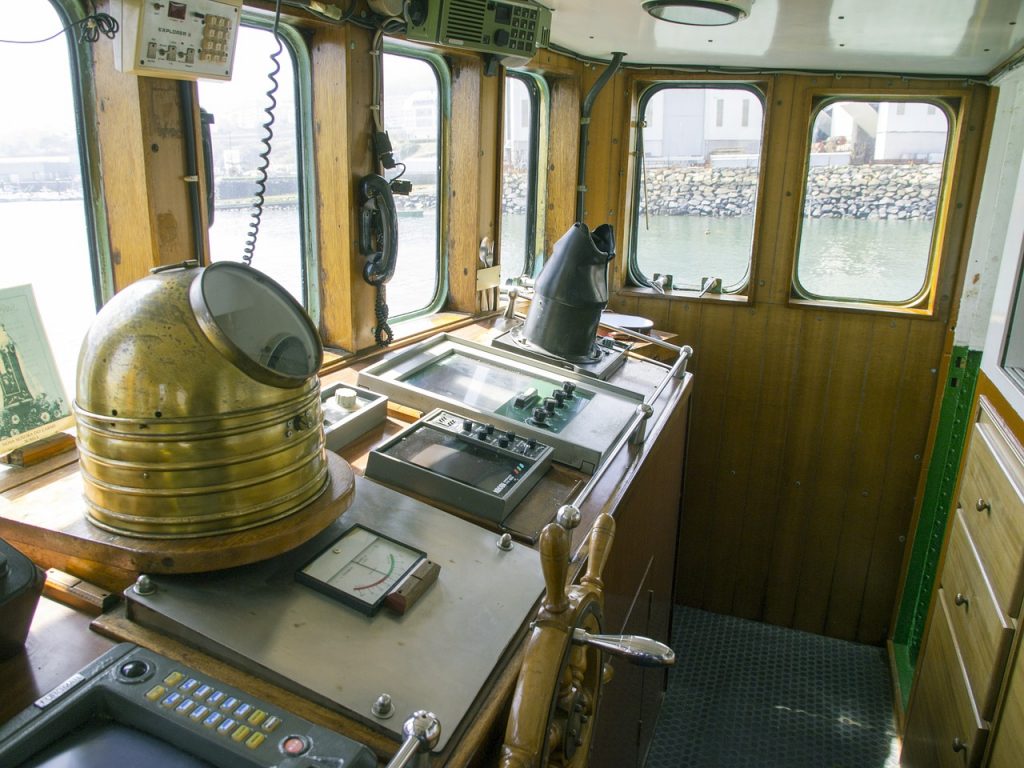 Barco en Burela