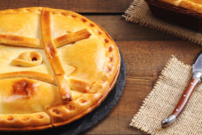 Empanada, uno de los platos gallegos típicos