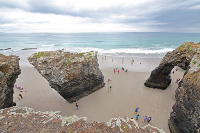 playa-de-las-catedrales Visitar la playa de Las Catedrales