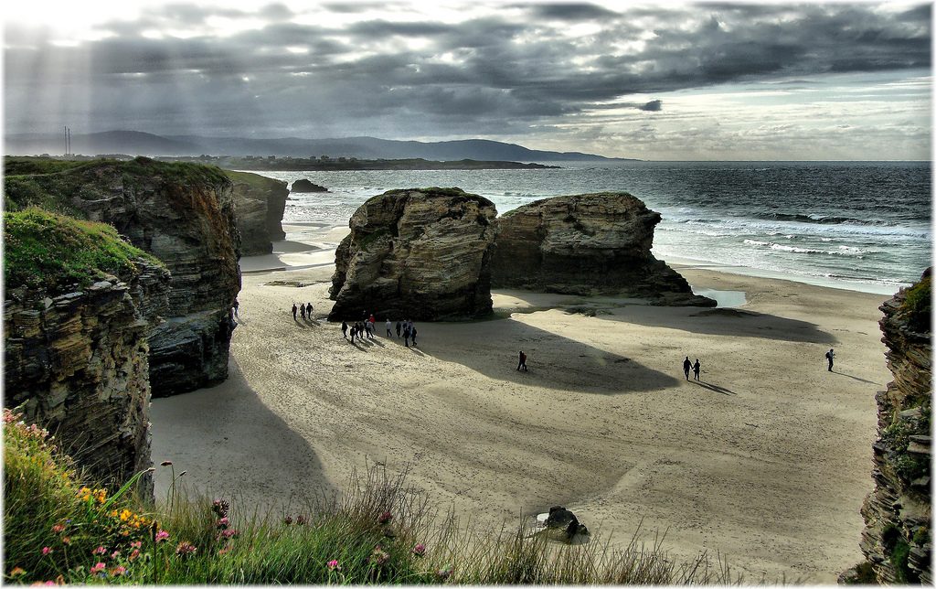 Vista de la costa de Ribadeo