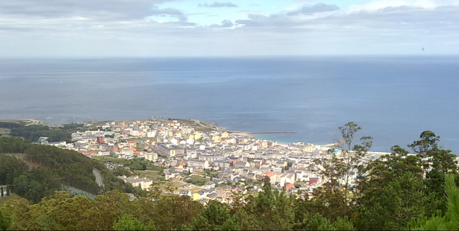 vista-burela Qué hacer en Burela, vista del pueblo