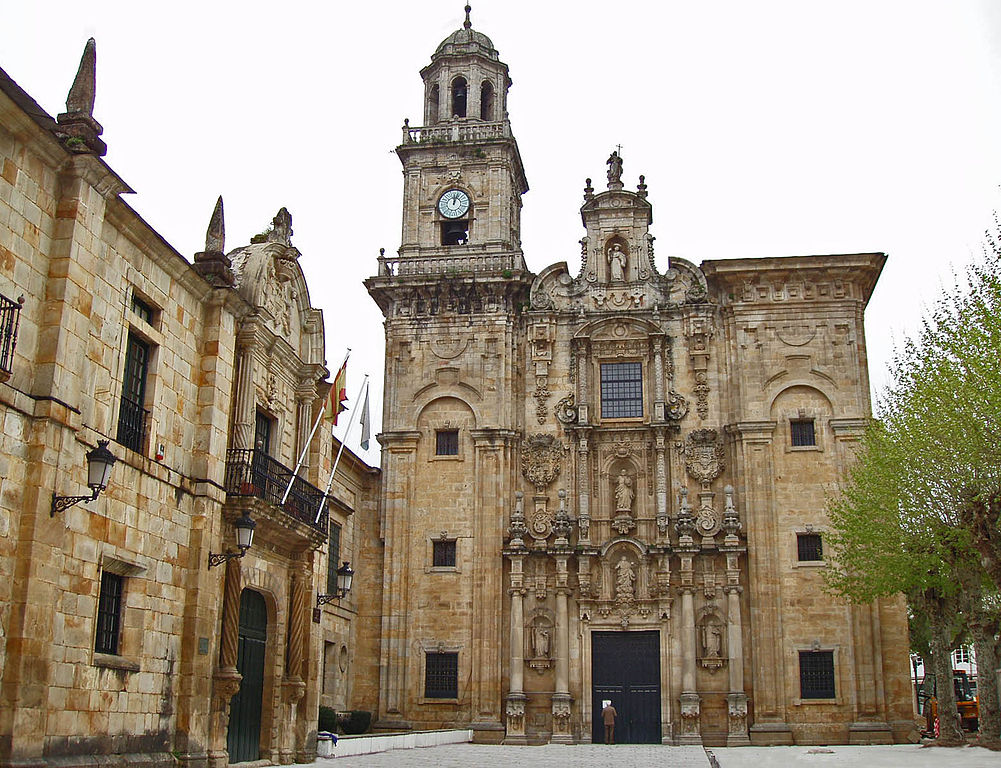 Portada del monasterio de Lourenzá