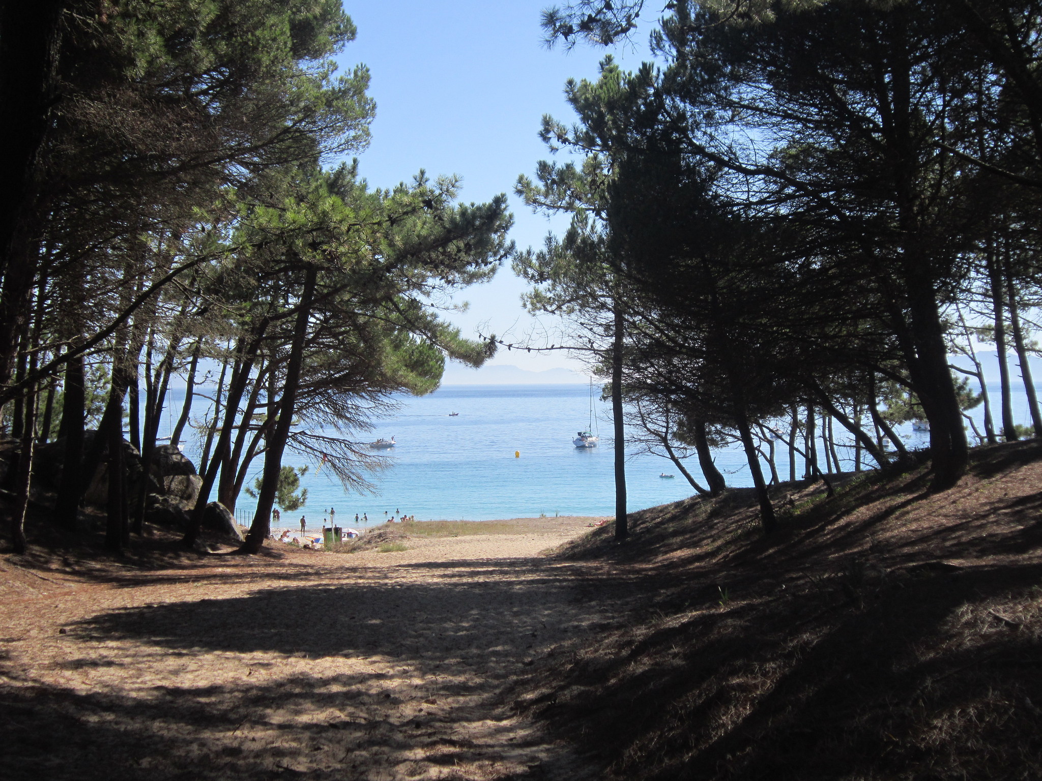 Playa de Barra, una de las playas nudistas de Galicia