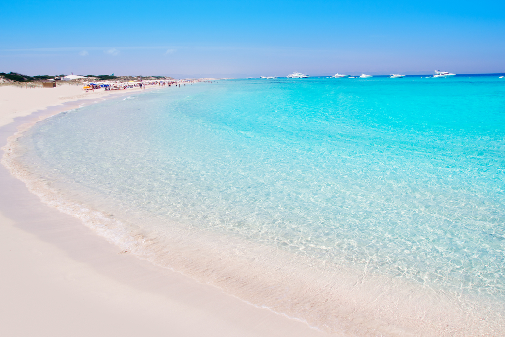Playa de Ses Illetes en Formentera