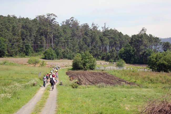 ciclistas-galicia Una de las rutas ciclistas por Galicia