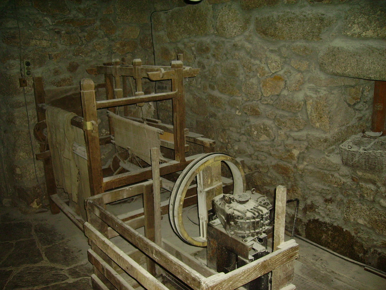 Interior del molino de Finca Galea