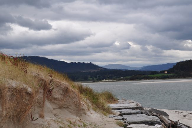 Actividades en la ría de Foz, vista del lugar