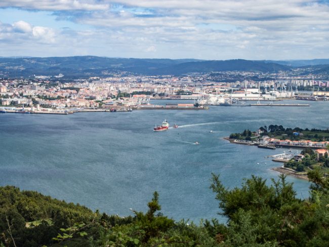 ferrol A Ferrol desde Foz, vista de la ciudad