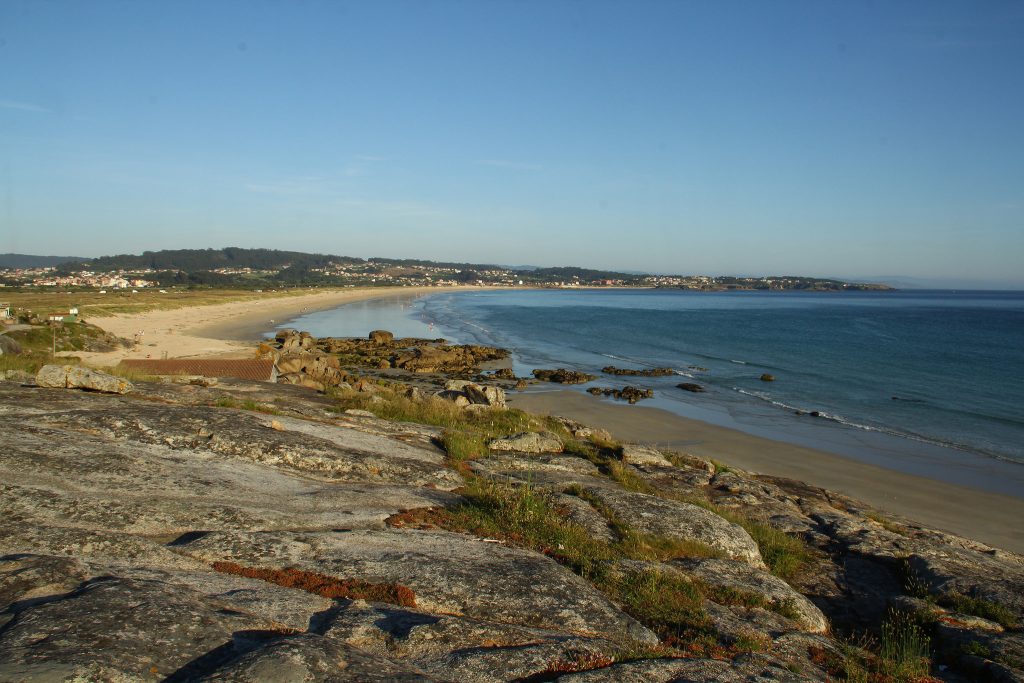 Playa de A Lanzada, una de las playas de Galicia más bellas