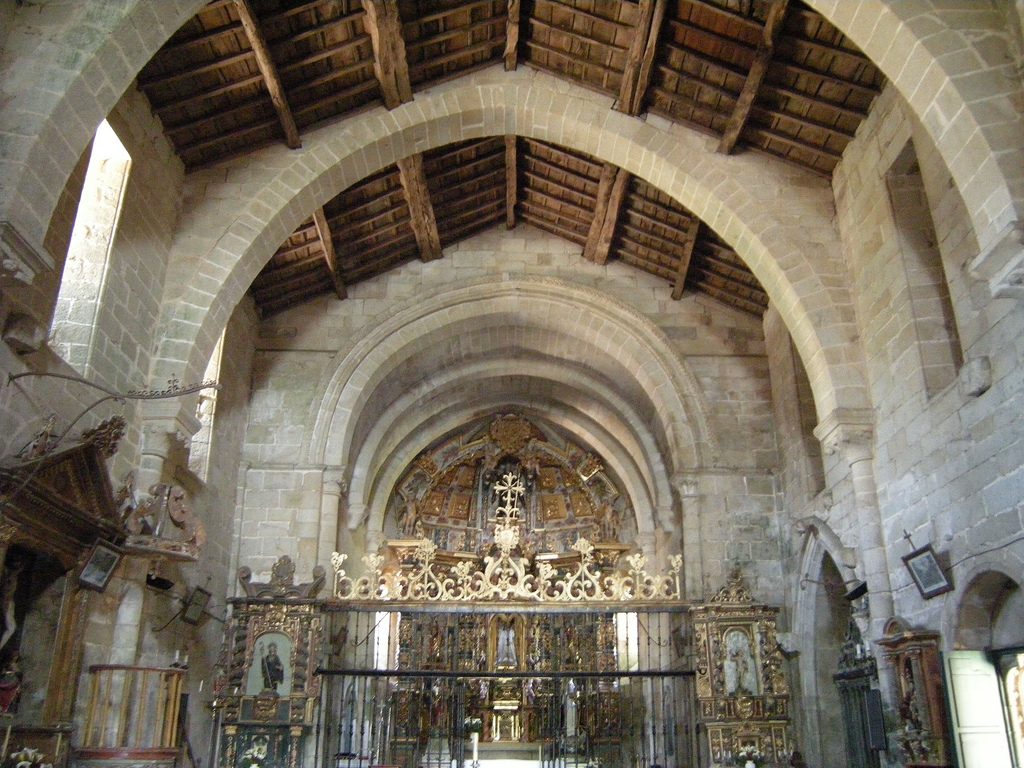 Interior de la iglesia del monasterio