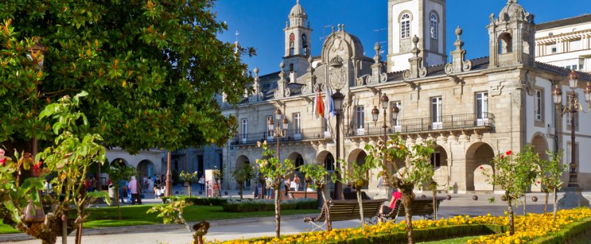 Lugo intramuros, vista de ayuntamiento