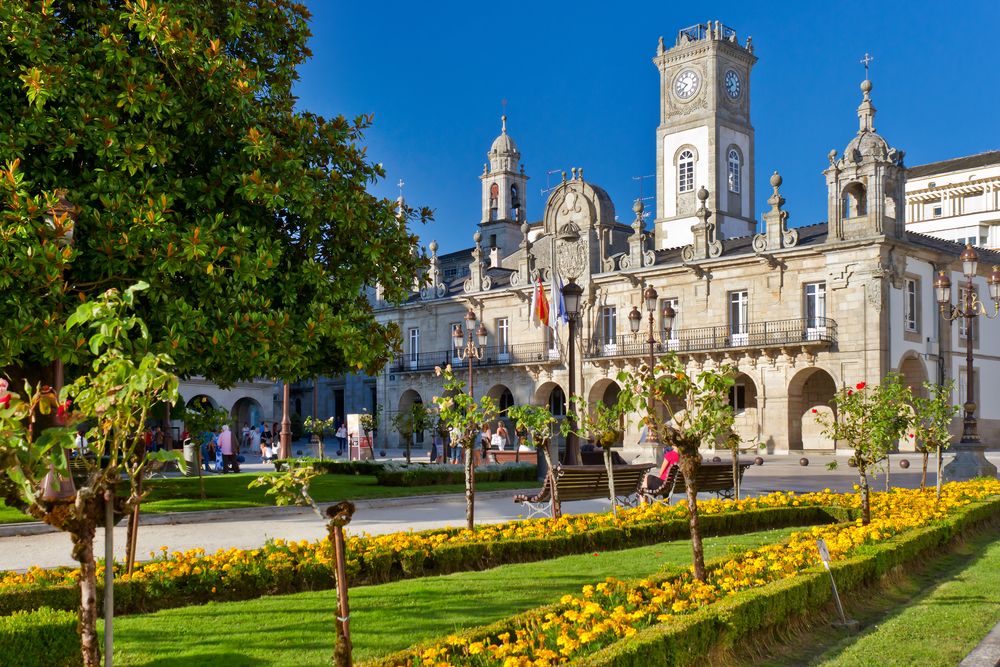 Lugo intramuros, vista de ayuntamiento
