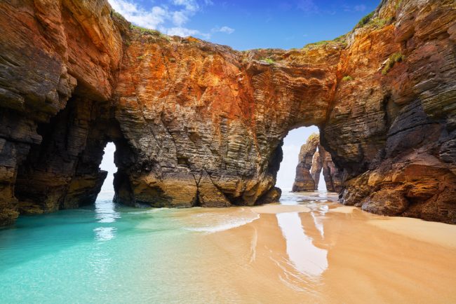 playa-catedrales Playa de las Catedrales para hacer turismo en Foz