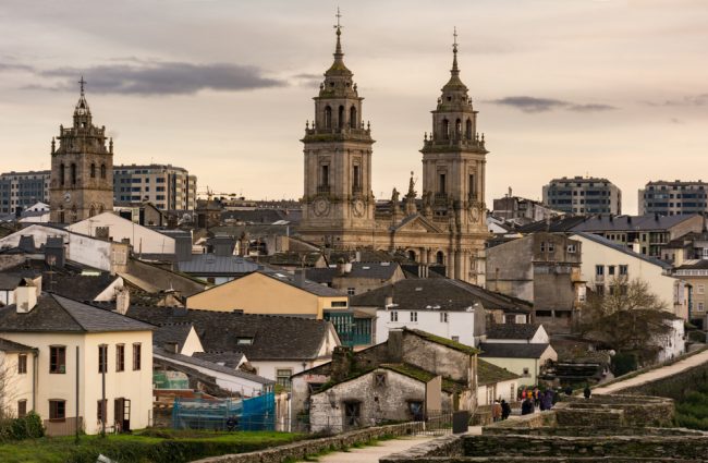 Vista de los rincones históricos de Lugo
