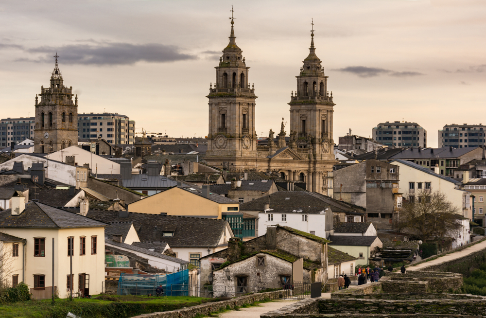 Vista de los rincones históricos de Lugo